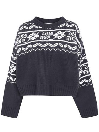 Róhe Fair-Isle Knitted Jumper