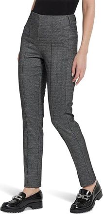 Lyss&eacute; Womens Lysse Emma Pants Gray Straight Leg Pintucked Trousers JDM2501