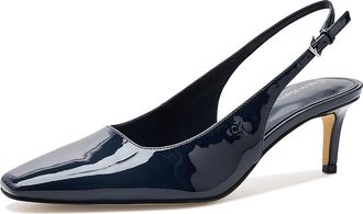 Calvin Klein Sorena Womens Shoes Navy Patent : 5.5 M, Synthetic