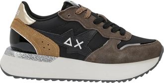 Sun 68 Big Stargirl Mix Materials - Dames - Sneakers - Veelkleurig - 39 EU - Leer - Schoenen