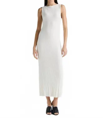 Anna Quan Martina Midi Dress In Silence