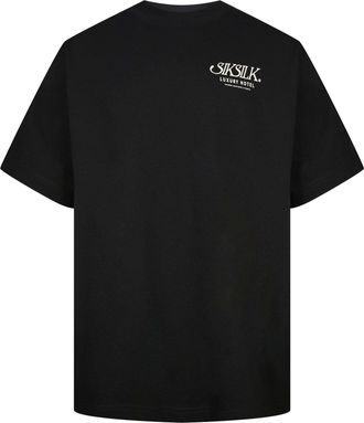 Siksilk T-Shirt SIKSILK Siksilk T-Shirt Graphic, Herren, Gr. XL, schwarz, Obermaterial: 100% Baumwolle CO., Shirts T-Shirt