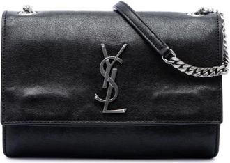 Saint Laurent Pre-owned The Sunset Shoulder Bag - Dames - Vintage Schoudertas - Zwart - ONE Size - Leer - Vintage