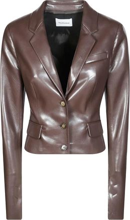 Andamane Dames, Jassen, Bruin, Maat: M Leer