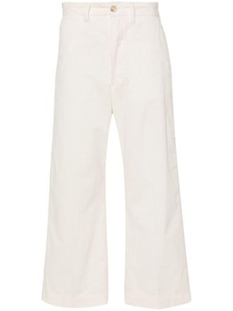 Polo Ralph Lauren Ribfluwelen broek - Wit