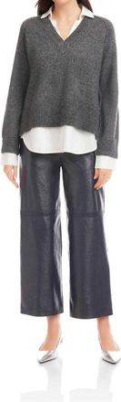 Fifteen Twenty Carrie Sweater In Charcoal