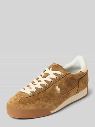 Polo Ralph Lauren Sneaker aus echtem Rindsleder in Hellblau, Gr&ouml;&szlig;e 39,5