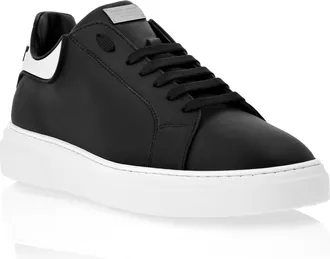 Philipp Plein LEATHER RUNNER BIG BANG Skull