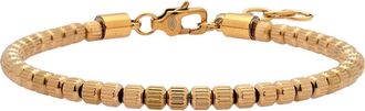 Eye Candy Los Angeles Mens Levi Beaded Bracelet in Gold at Nordstrom Rack