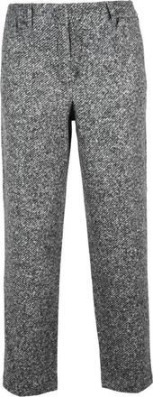 Seventy Cropped Broeken - Dames - Vrijetijds broeken - Grijs - S - Wol - Broeken