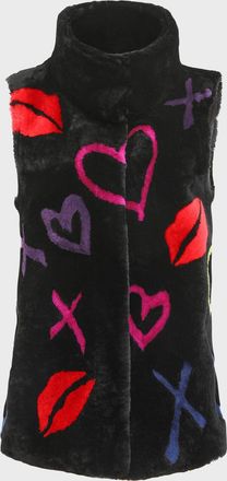 Gorski Reversible Shearling Lamb Vest