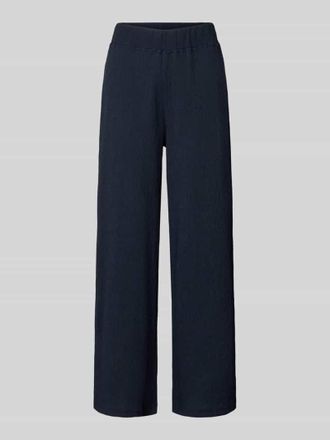 Betty Barclay Weite Hose in Crinkle-Verarbeitung Modell LT JUNI in Marine, Gr&ouml;&szlig;e 36
