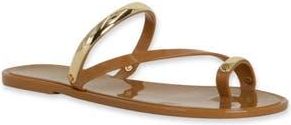 Shushop Dottie Toe Loop Sandal in Tan at Nordstrom Rack, Size 10