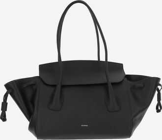Jil Sander Black Voyage Small Tote