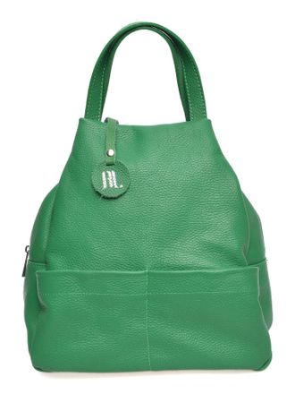 Anna Luchini Groen Rundleer Tas