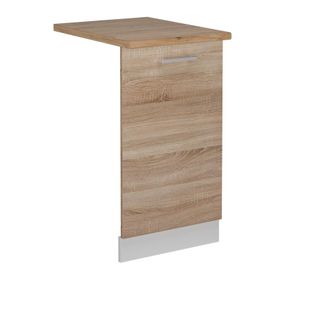 Vicco Tapa Del Lavavajillas R-line, Sonoma, 45 Cm, Et Roble