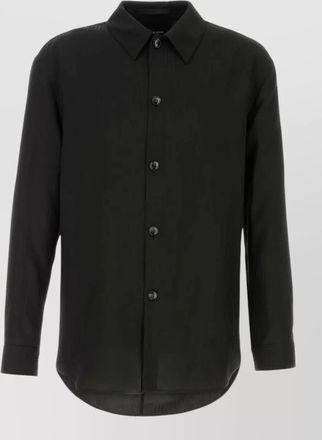 Giorgio Armani viscose shirt jacket long sleeves buttons