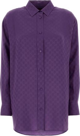 Gucci Seiden-Oversize-Hemd