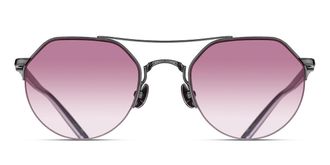 Matsuda M3141 RTM Mens Sunglasses Silver Size 50