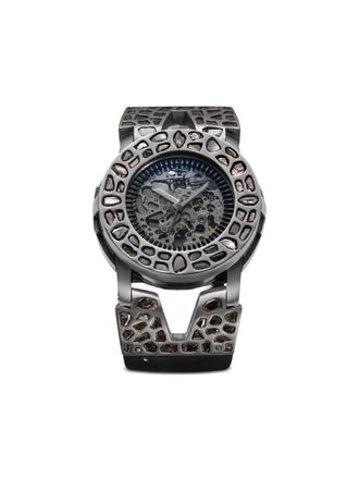 Fob Paris x Parts Of Four stainless steel 41mm watch - Grey