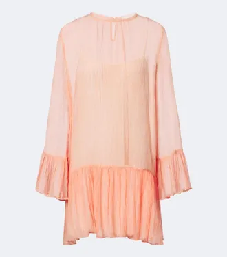 Ulla Johnson Emmeline ruffled silk chiffon minidress