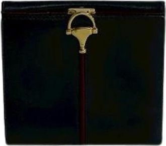 Gucci Pre-owned Wallets, female, Blue, Size: ONE SIZE Pre-owned Leather Wallet