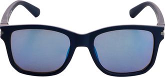 Man's World Sonnenbrille MANS WORLD, Herren, marine, verspiegelt, Sonnenbrillen Sonnenbrille, sportlich-modischer Stil, Trapez-Vollrandrahmen, Filterkategorie 3