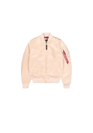 Alpha Industries Bomberjacke ALPHA INDUSTRIES MA-1 VF Vintage Fit 59 W, Damen, Gr. XS, orange (pale peach), Obermaterial: 100% Nylon; Futter: 100% Nylon; F&uuml;llung: 100%