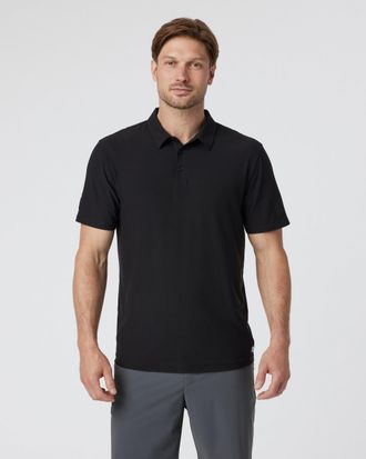 Vuori Clothing Strato Tech Polo | Black | XS, Size Extra Small