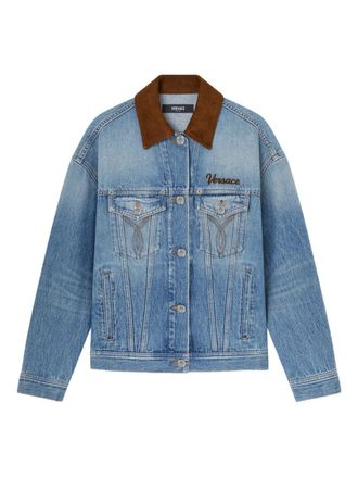 Versace Denim-Baumwolljacke