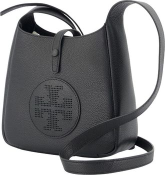 Tory Burch Womens Miller Swing Shoulder Bag Black Calfskin