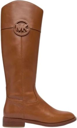 Michael Kors Kimmee Leren Laars - Dames - Schoenen - Bruin - Maat: 41 EU Leer