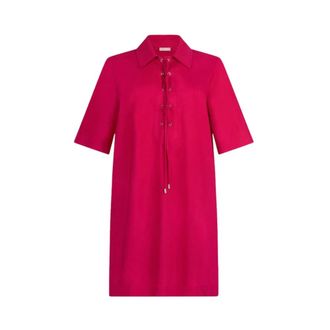 Liu Jo Dames, Jurken, Rood, Maat: 2XL Katoen