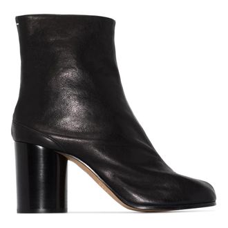 Maison Margiela 80mm Tabi Ankle Boots - female - Maison Margiela - Heeled Boots - Black - 7 UK - Shoes