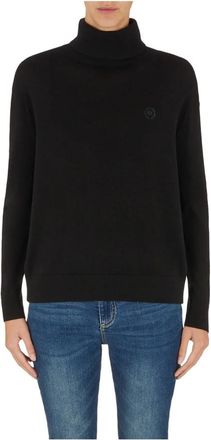 A|X Armani Exchange Zachte V-hals Trui - Dames - Coltruien - Zwart - S - Wol - Truien & Vesten
