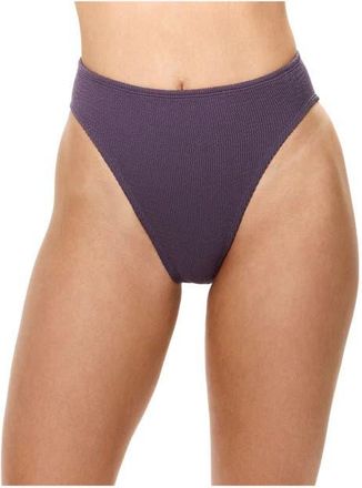 Gottex Tubular High Waist Bikini Bottom in Aubergine at Nordstrom