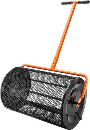 OEM Kompoststreuer Aus Stahl Torfmoosstreuer 1,27x2cm Mesh-korb Garten Rasen Streuer Griffl&auml;nge Von 62 Bis 67,5cm Verstellbar 61cm Metall Mesh Korb Ideal 