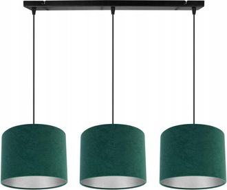 OEM L&aacute;mpara Colgante, L&aacute;mpara De Techo, Cromada, Pantalla De Terciopelo