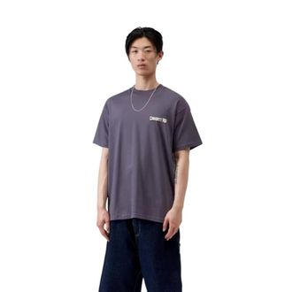 Carhartt Work in Progress Wiptopia II T-Shirt - Heren - Tops - Paars - Maat: S Katoen