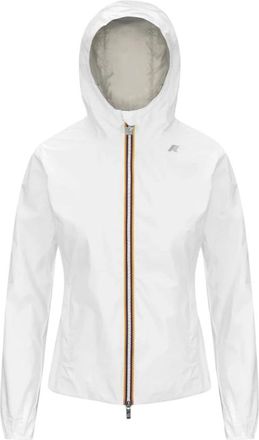 K-Way Lily Plus.2 Reversible Jacket - female - K-Way - Rain Jackets - White - XL - Jackets