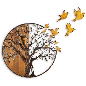 Asir Group LLC Decorazione da parete in legno Accessory Multicolore