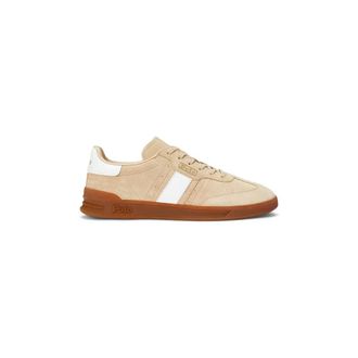 Polo Ralph Lauren Schoenen, Dames, Beige, 37 EU, Leer, Heritage Aera Sneakers