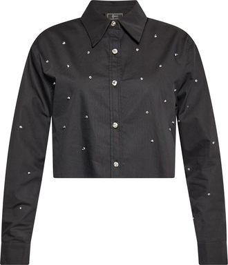 Faina overhemdblouse Dames zwart