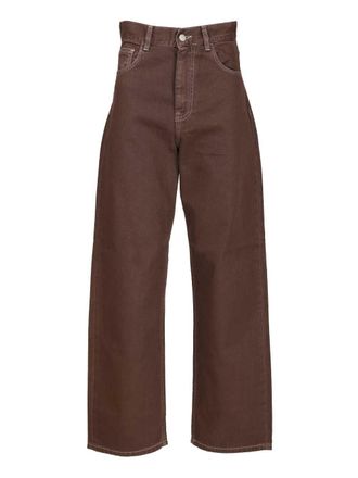 Carhartt Work in Progress Women Jeans Marrone-Donna