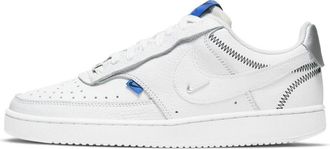 Nike (WMNS) Nike Court Vision Low SE White Metallic Silver DD1648-100