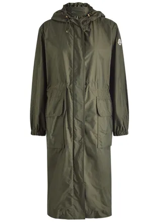 Moncler Hiengos Nylon Parka - Khaki - 3 (UK 14 / L)