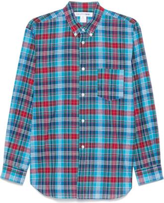 Comme Des Gar&ccedil;ons Multi Colour Overhemd met Borstzak - Heren - Casual Overhemden - Veelkleurig - M - Overhemden