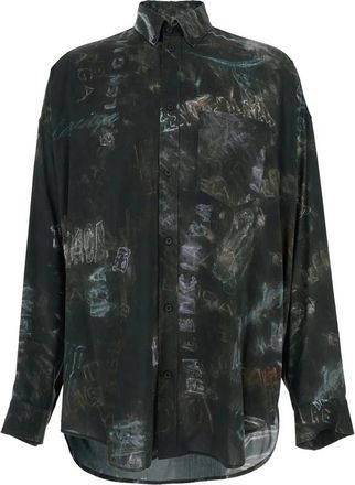 Balenciaga Chest-pocket Long-sleeve Shirt