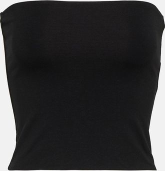 Brunello Cucinelli Cotton-blend tube top