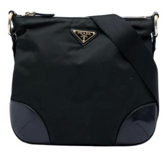 Prada Pre-owned Vintage Crossbody Bag - Dames - Pre-owned - Zwart - Maat: ONE Size Leer